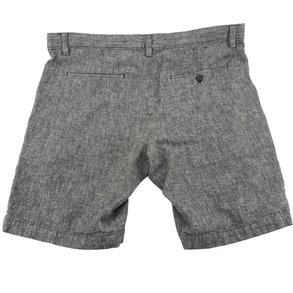 Banana Republic Aiden Shorts Mens 36 Grey Khaki Bundle 2 Pairs‎